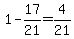 1-17%2F21=4%2F21