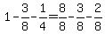 1-3%2F8-1%2F4=8%2F8-3%2F8-2%2F8