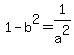 1-b%5E2=1%2Fa%5E2