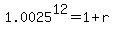 1.0025%5E12+=+1%2Br