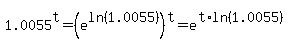 1.0055%5Et=%28e%5Eln%281.0055%29%29%5Et=e%5E%28t%2Aln%281.0055%29%29