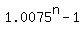 1.0075%5En-1