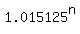 1.015125%5En