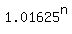1.01625%5En