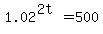1.02%5E%282t%29=500