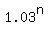 1.03%5En