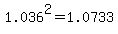 1.036%5E2=1.0733