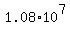 1.08%2A10%5E7