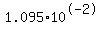 1.095%2A10%5E-2