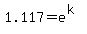 1.117+=+e%5E%28k%29