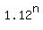 1.12%5En