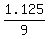 1.125%2F9
