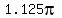 1.125pi