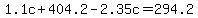 1.1c%2B404.2-2.35c=294.2