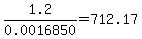 1.2%2F0.0016850=712.17