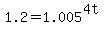 1.2+=+1.005%5E%284t%29