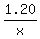 1.20%2Fx