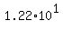 1.22%2A10%5E1