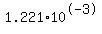 1.221%2A10%5E-3