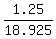 1.25%2F18.925