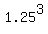 1.25%5E3
