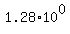 1.28%2A+10%5E0