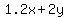 1.2x+%2B+2y