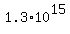 1.3%2A10%5E15