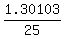 1.30103%2F25