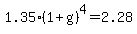1.35%281%2Bg%29%5E4+=+2.28