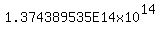 1.374389535E14x10%5E14