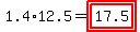 1.4%2A12.5=highlight%28highlight%2817.5%29%29