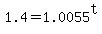 1.4=1.0055%5Et