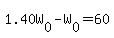 1.40W%5B0%5D-W%5B0%5D=60