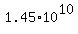 1.45%2A10%5E10
