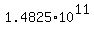 1.4825%2A10%5E11
