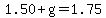 1.50%2Bg=1.75
