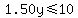 1.50y+%3C=+10