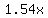 1.54x