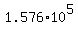 1.576+%2A+10%5E5