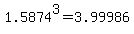 1.5874%5E3+=+3.99986