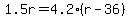 1.5r=4.2%28r-36%29