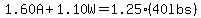 1.60A%2B1.10W=1.25%2840lbs%29