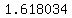1.618034