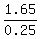 1.65%2F0.25