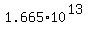 1.665+%2A+10%5E%2813%29