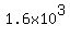 1.6x10%5E3