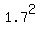 1.7%5E2