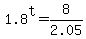 1.8%5Et=8%2F2.05