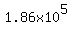1.86x10%5E5